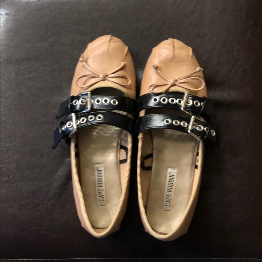 Cape Robbin buckle ballet flats
